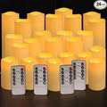 Set of 24 Waterproof Outdoor Flameless Candles, LED Candles