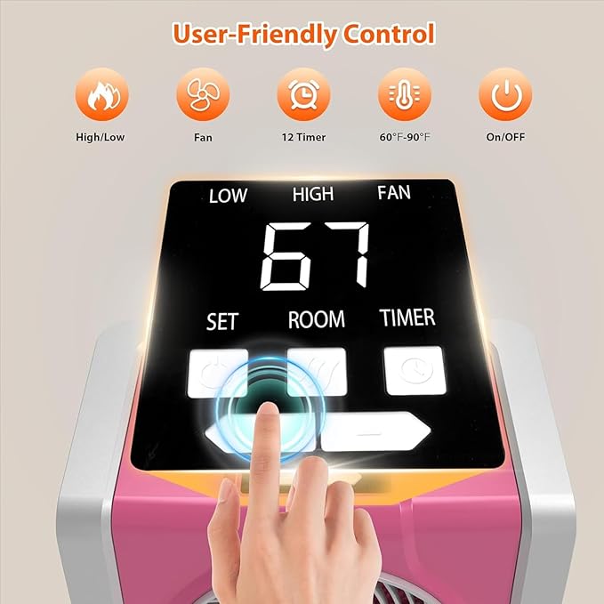 HEATIT Space Heater for Indoor, Digital Display
