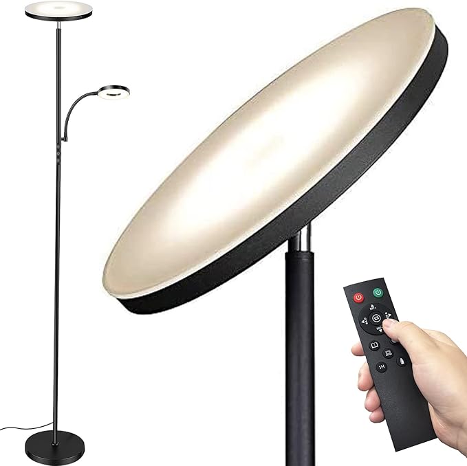 marctronic Floor Lamp, Upgraded 42W 4000LM Super Bright LED Floor Lamp