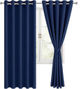 Hiasan Room Darkening Curtains for Bedroom, 60 x 72 Inches