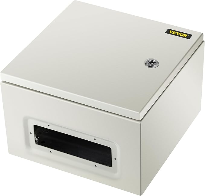 VEVOR NEMA Steel Enclosure 12×12×8, NEMA 4X Steel Electrical Box, IP66
