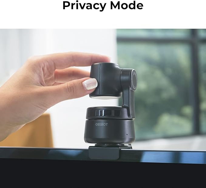 OBSBOT Tiny PTZ 4K Webcam, AI Powered Framing & Autofocus, 4K Video Conference
