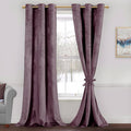 JIUZHEN Velvet Curtains 96 inches