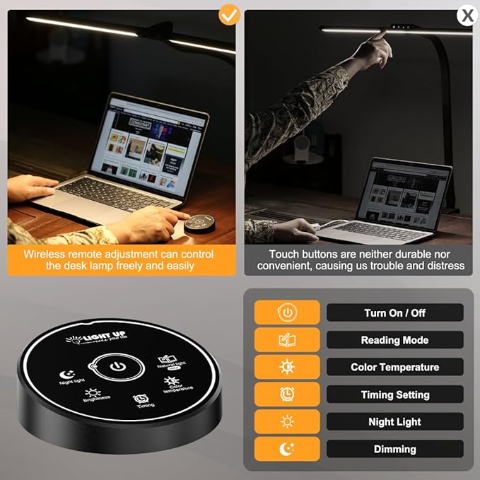 Pzloz Led Desk Lamp for Office Home