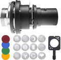 Alluneitter Bowens Mount Snoot, Strobe Video Snoot Conical Projector snoot