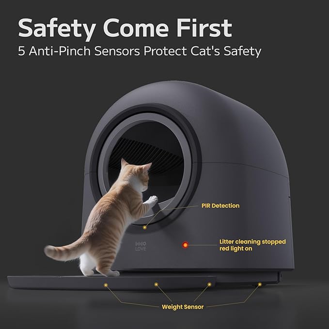 L1 Self-Cleaning Litter Box Automatic Electronic Hands-Free Smart Robot self