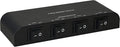 Xtrempro 61051 2 or 4 Way Speaker Switch, 1 in 2 Out or 1 in 4 Out Way Pair