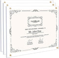 Kalami 3 Pack 11x14 Acrylic Wall Mount Picture Frame Self Adhesive, Floating