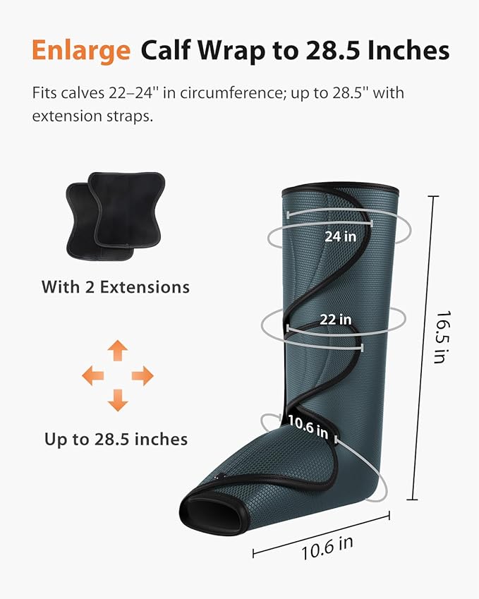 CINCOM Leg Massager with Heat and Compression, Legs Massage