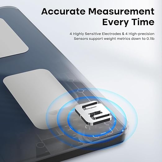 GE Smart Scale for Body Weight, Muscle Mass, Digital Bathroom Scales 500lbs