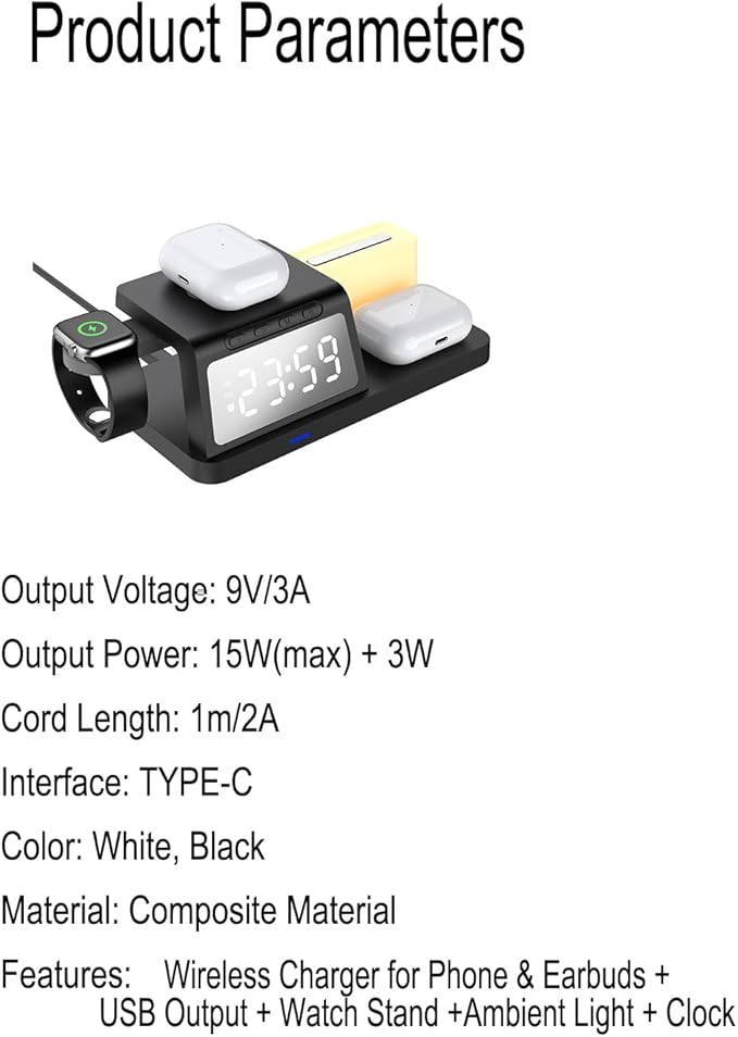 FJHBL Multi-Functional Wireless Charger