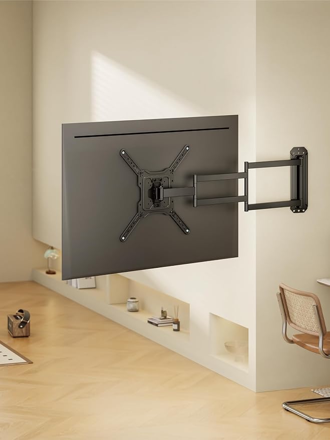 monTEK Long Arm TV Wall Mount for Most 23-65 Inch TVs, 37 Inch Long Extension