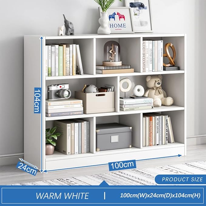 IOTXY Open Shelf Low Bookcase