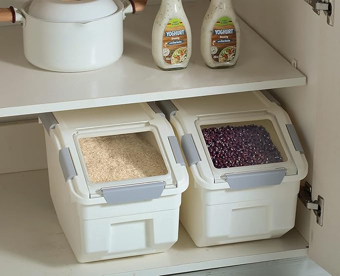 CITY BABY 2 Pack Airtight Flour Storage Container