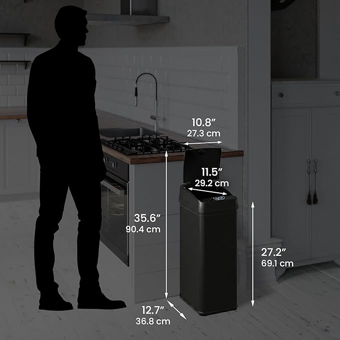 iTouchless 13 Gallon Kitchen Trash Can