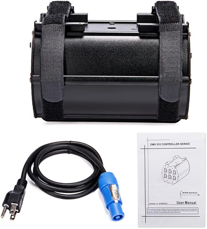 MFL. DMX Splitter with One Input 6-Way Distributor 3-Pin Xlr Separate Dmx