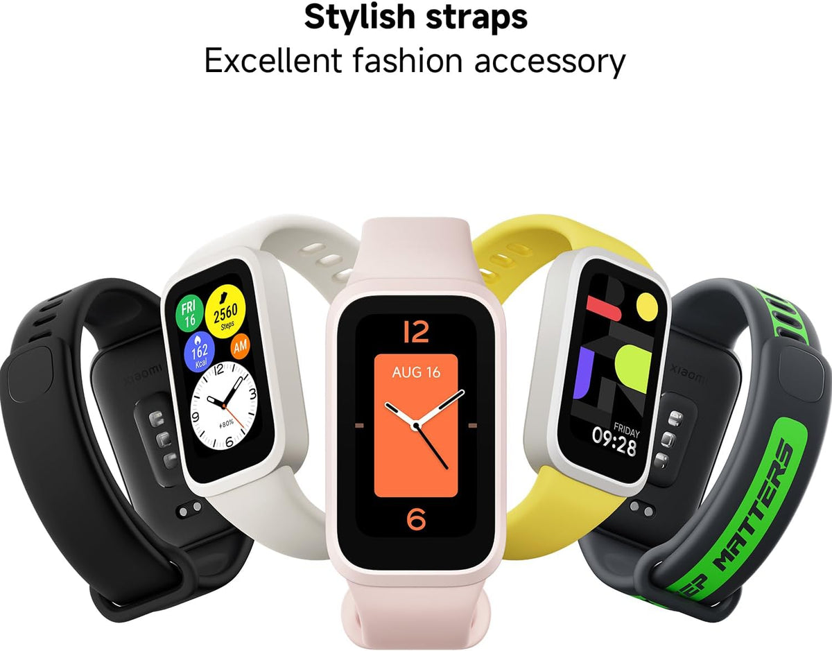 xiaomi smart band 9 active global version, 1.47'', front angle view