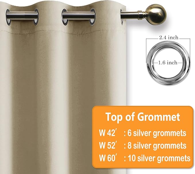 Hiasan Grommet Blackout Curtains