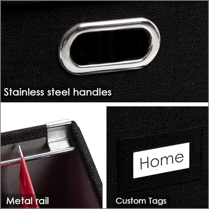 PRANDOM File Organizer Box (Set of 2)