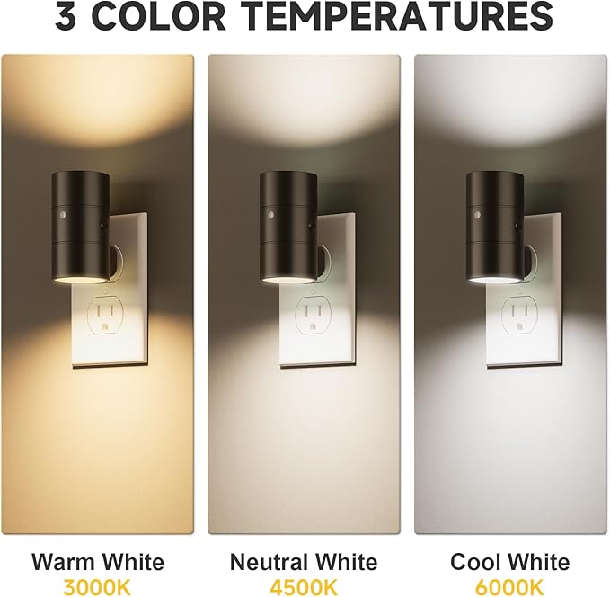 NIORSUN Night Lights Plug into Wall, Dimmable (10 Pack)