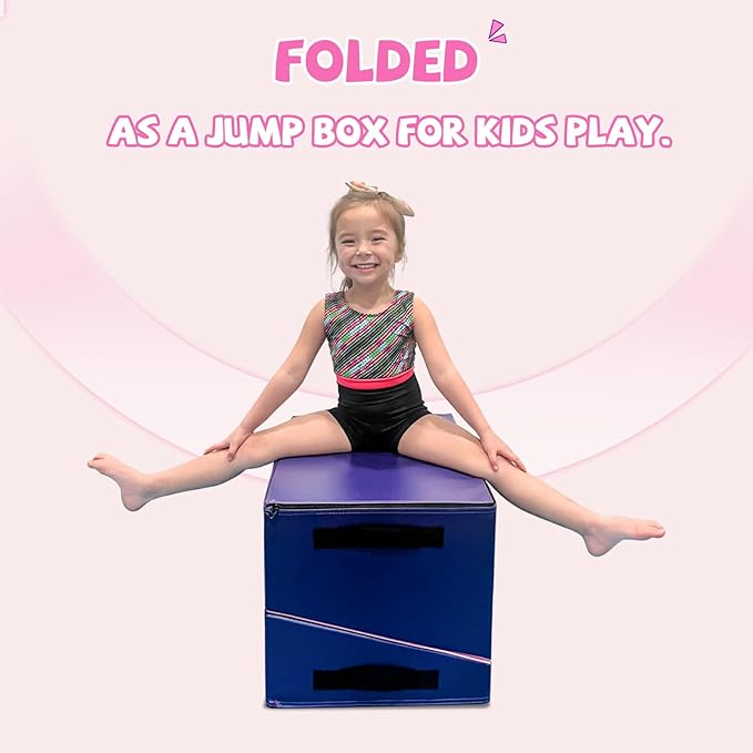 Kangaroo Hoppers Incline Gymnastics Mat, Skill Training, Home Gym Exercise