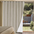 H.VERSAILTEX Linen Blackout Curtains Durable Thick Textured Linen Look 100%