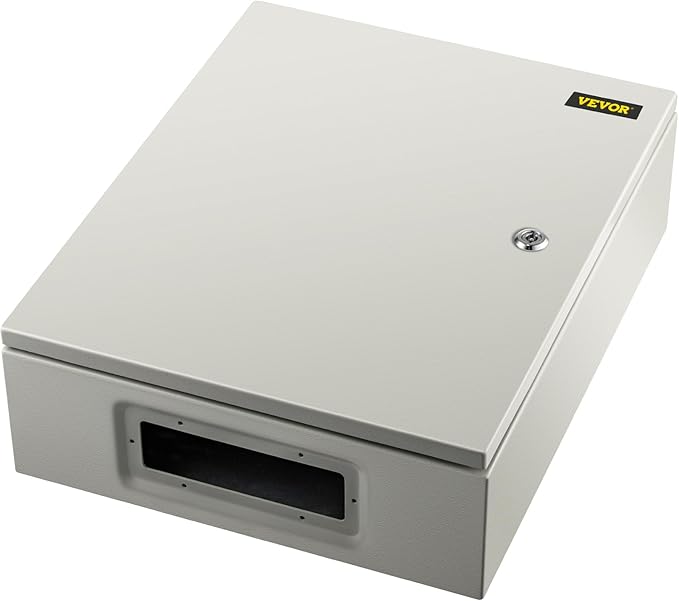 VEVOR NEMA Steel Enclosure, IP66 Waterproof & Dustproof, Outdoor/Indoor