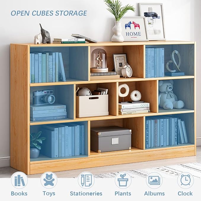 IOTXY Open Shelf Low Bookcase