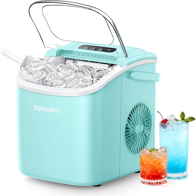 EUHOMY Countertop Ice Maker Machine
