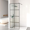 Mainzel 24" W x 76" H Fixed Shower Glass Panel, Frameless 3/8" ANSl Tempered