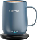 Kepwam Self Heating Coffee Mug T2, 16oz Smart Heated Coffee Mug, 150 Min