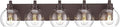 METWET Bathroom Light Fixtures Over Mirror, 5-Light Oil Rubbed Bronze Bathroom