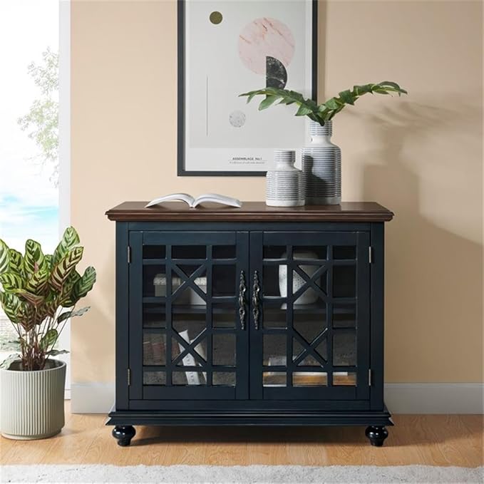 Martin Svensson Home Elegant Small Spaces TV Stand Blue