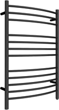 HEATGENE Towel Warmer Wall Mount Electric Plug-in/Hardwired Heated Towel Rack