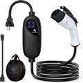 17FT Level 1 & 2 Portable EV Charger, 16A J1772 Electric Car Charger