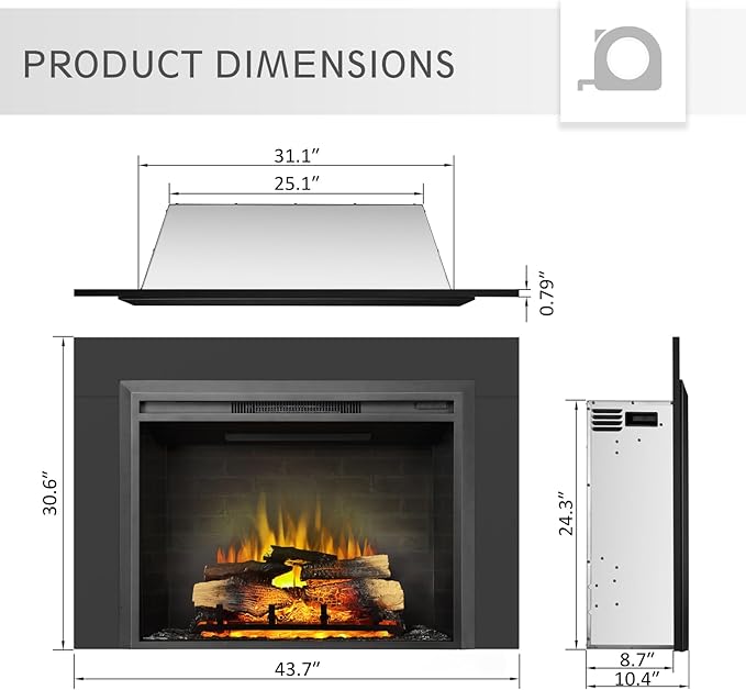 LegendFlame Carl 35 Inches