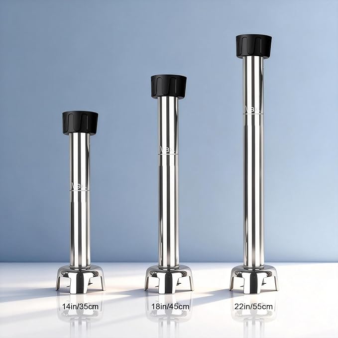 VONCI 14inch Commercial Immersion Blender Detachable Shaft, 500W & 750W