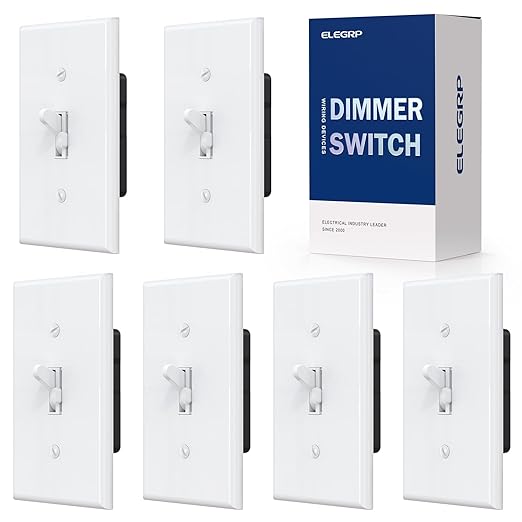 ELEGRP Digital Toggle Dimmer Switch (6 Pack)