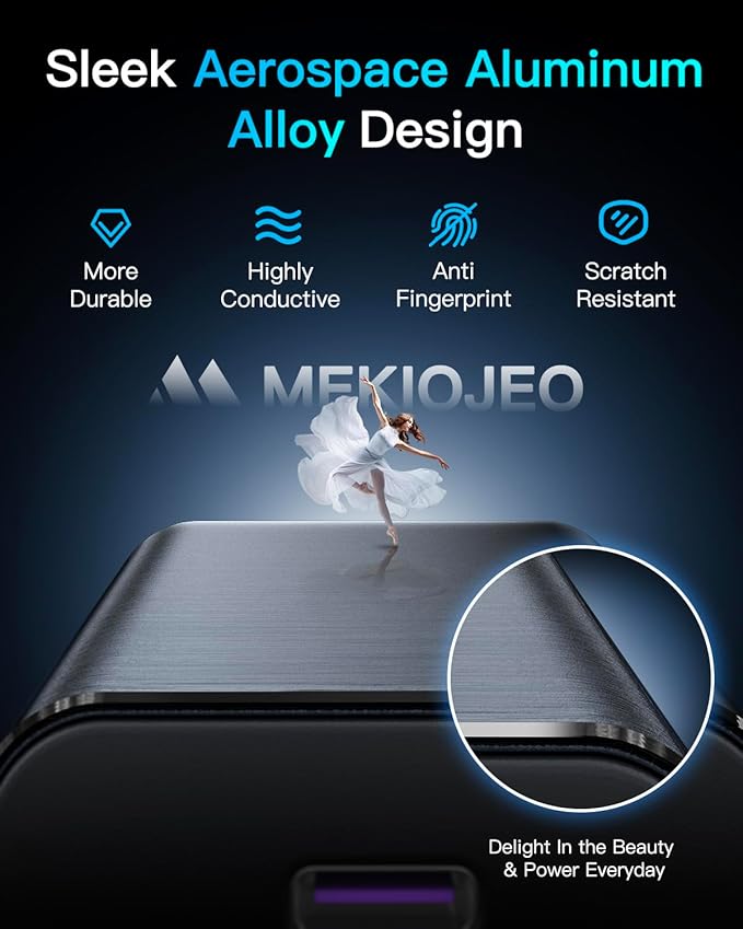 Aluminum Alloy 380W Charging Station Fast USB C Charger Block 12 Ports 65W