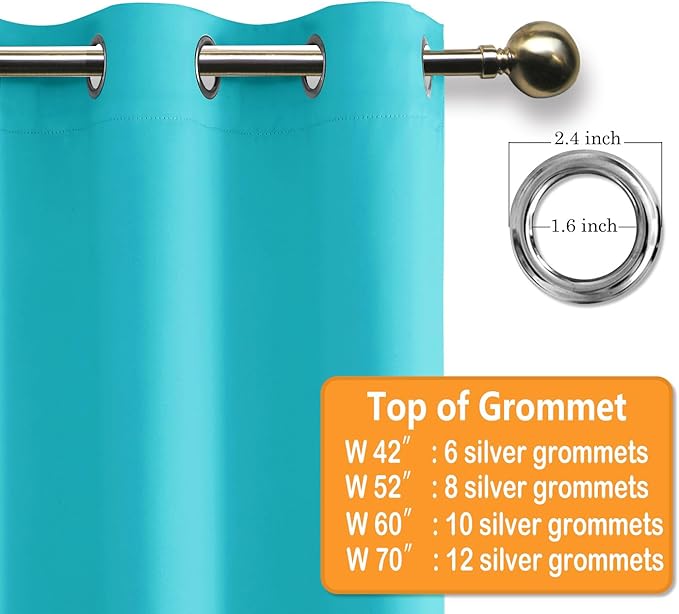 Hiasan Grommet Blackout Curtains