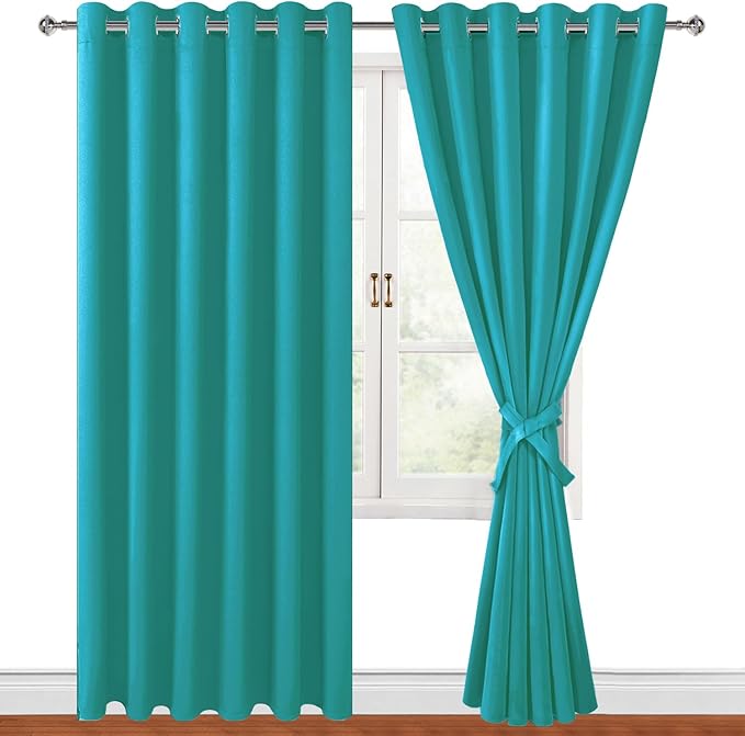 Hiasan Room Darkening Curtains for Bedroom, 70 x 84 Inches