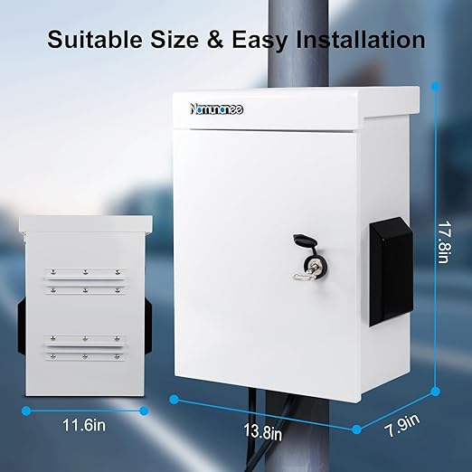 Outdoor Electrical Box, Cold-Rolled Steel Plate, Aluminum Alloy Back Beam
