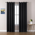 ChrisDowa Blackout Curtains 80 Inches Long 2 Panels Set
