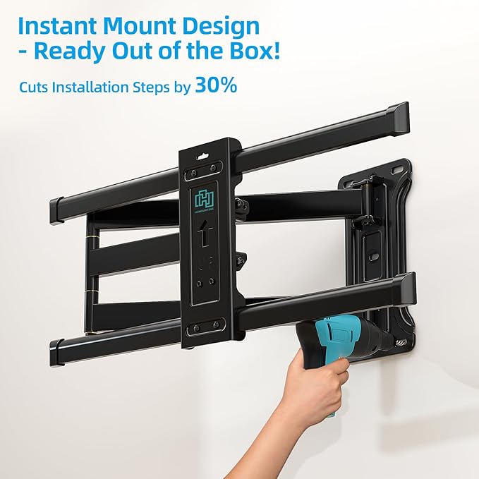 HCMOUNTING Pre-Assembled Corner TV Wall Mount