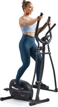 Sunny Health & Fitness Smart Upright Elliptical w/Pulse Sensor Built-in