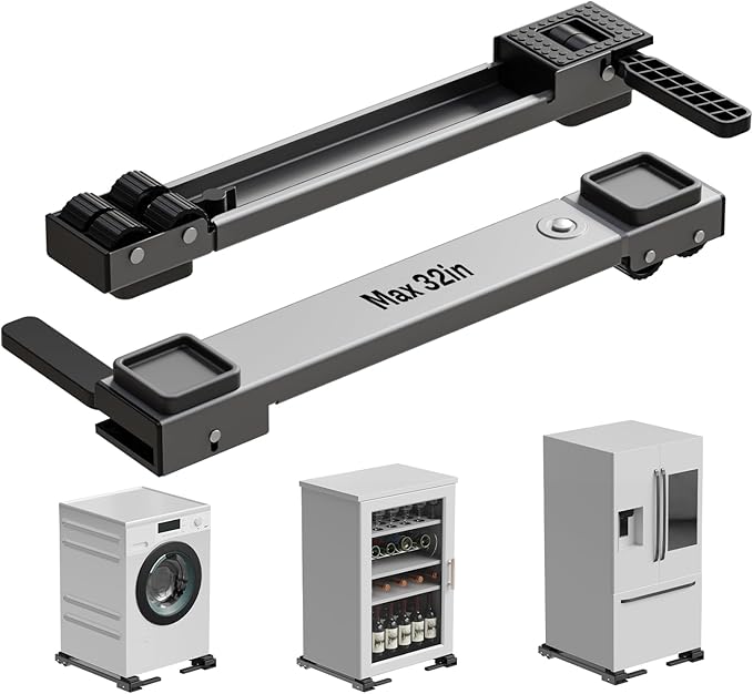 KVRG Appliance Rollers Heavy Duty, Newest Extendable Appliance Sliders