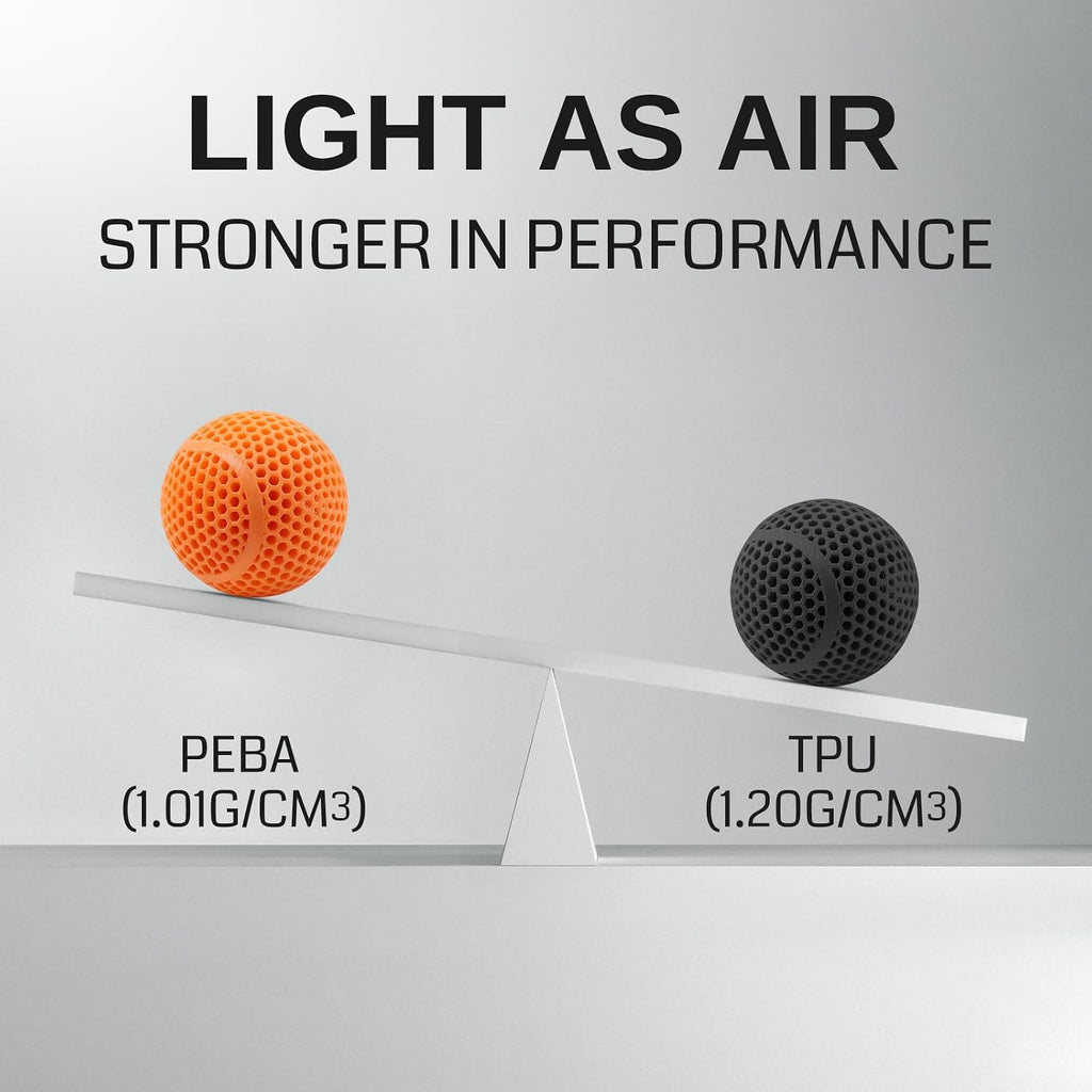 SainSmart PEBA High Rebound 90A Flexible Filament, 1KG (2.2lbs) (Orange)