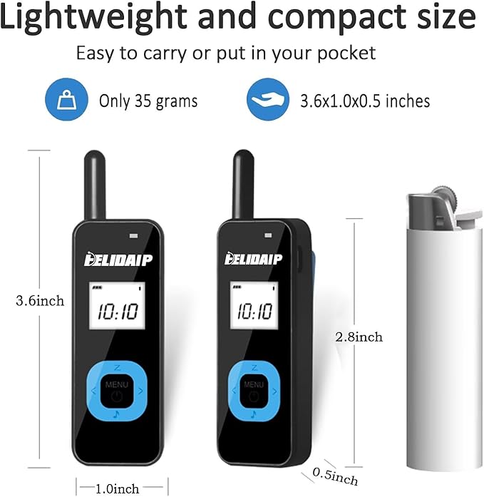 ELIDAIP T-M1 Super Mini Walkie Talkies