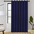 ChrisDowa Room Divider Curtain 96 Inches Long, Wide Blackout Sliding Door