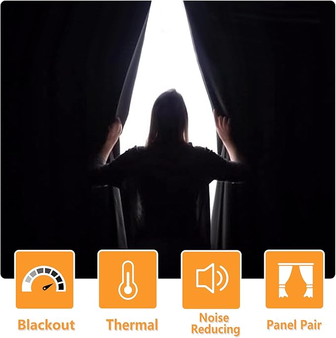 Hiasan Grommet Blackout Curtains